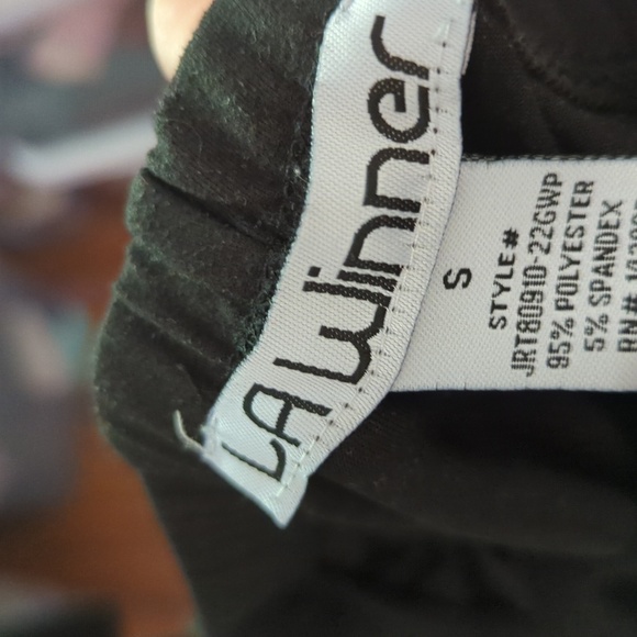 3 for $20 Bundle Sale! LA Winner Black Leggings Women's Size S - Picture 3 of 4